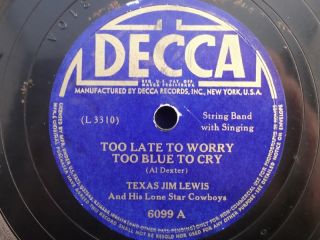 Decca Leven Miles from Leavenworth Texas Jim Lewis