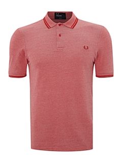 Fred Perry Slim twin tipped Oxford polo shirt Red   House of Fraser