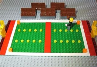Lego Football Field Grass Stadium Chairs Sports