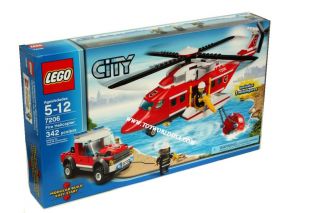 Lego City Fire Helicopter 7206