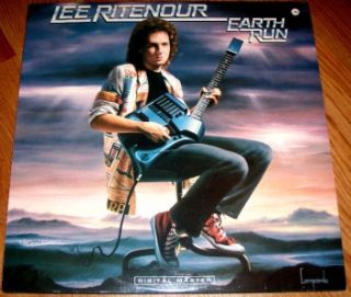Lee Ritenour Earth Run 1986 GRP1021 Dave Grusin Tom Scott Jazz Vinyl