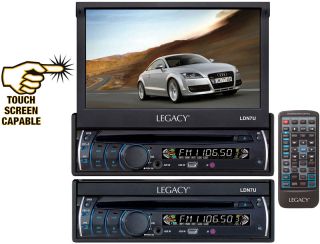 LEGACY CAR AUDIO LDN7U NEW 7 MOTORIZED TOUCH SCREEN MONITOR & DVD MP3