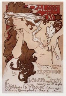Alphonse Mucha Posters Published in 1975 Full Color Vintage Prints