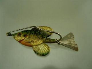 Vintage Fred Arbogast Tin Liz Sunfish Antique Tackle