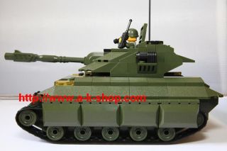 War Military Tank Brick Toy Soldier Figure Gun Compatible Lego
