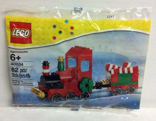  released Lego Seasonal Christmas polybag set 40034 Christmas Train