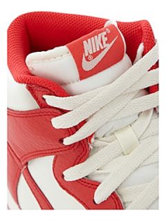 Nike High top dunk 08 trainer Red   House of Fraser