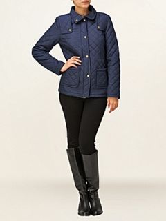 Phase Eight Lydia quilted coat Navy   