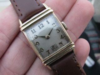 Vintage Serviced Mens Hamilton Lester 19J 982 Manual Wind Wrist Watch
