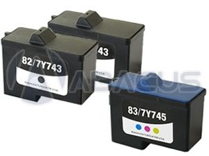 3pk Ink Cartridges 82 83 for Lexmark X5150 X6150 X6170 X6190 Printer