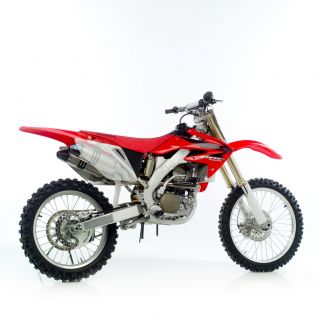 leo vince x3 motocross titanium full exhaust system honda crf 250 r 07