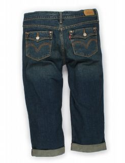 Levis Cuffed Cropped Jeans Sz 6