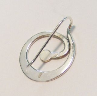 Ed Levin Sterling Silver Elegant Swirl Dangle Designer Earrings