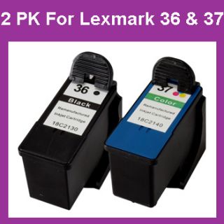 Combo Pack Ink Cartridge for Lexmark 36 37 x3650 X4650 X5650 X6650
