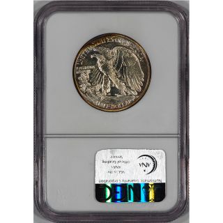 1937 US Walking Liberty Silver Proof Half Dollar 50c NGC PF67
