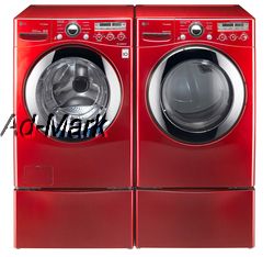 LG Steam Washer and Dryer WM2650HRA DLGX2651R