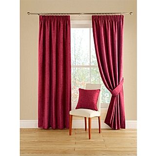 Vogue curtains in red   