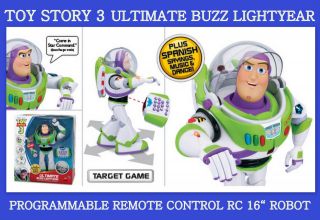 Buzz Lightyear Ultimate Programmable 16 Robot Remote Control RC Toy