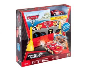 Finish Line Frenzy Game with Lightning McQueen Diecast Car