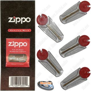 5pk 30 Zippo Flints Stones 1 Wick Combo Value Pack Windproof Lighter