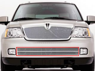 05 06 Lincoln Navigator Bumper Stainless Mesh Grille Grill Insert