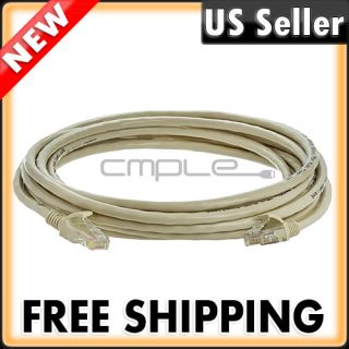 Cable 500MHz UTP Ethernet RJ45 RJ 45 Wire Network Patch 15 Ft