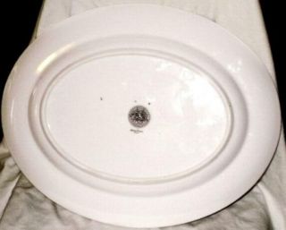 Vintage Lichfield Shelley Oval Platter Silver Dawn Made in England