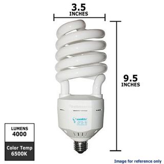 65w 120v Twist E26 base Daylight 6500k Compact Fluorescent Light Bulb