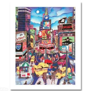 Horse in Times Square by Linnea Pergola on Canvas