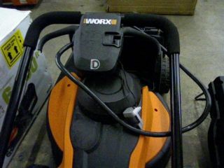 Worx WG775 LilMO 14 inch 24 Volt Cordless Lawn Mower with Removable