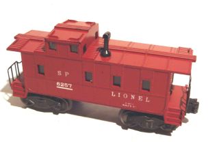 Lionel Postwar 6257 SP Red Painted Caboose Converted to Illuminate VG