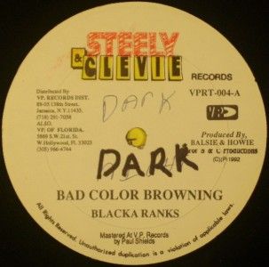 12 Reggae Single Blacka Ranks Bad Color Browning Steely Clevie Listen