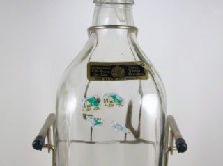 Liquor Bottle Barware Decanter with Pouring Stand 1 Gallon