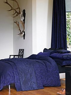 Bedeck Meriem bed linen range in midnight blue   House of Fraser