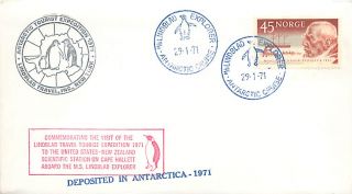 Norway 1971 Antarctic Cover MS Lindblad Explorer