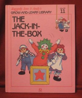 Raggedy Ann Andy Jack in The Box Grow Learn 1988