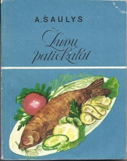 Lithuanian Coookbook Fish Old Book Lithuania