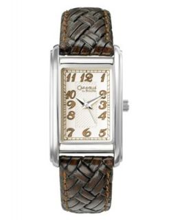 Juicy Couture Watch, Womens Darby Brown Python Embossed Leather Strap