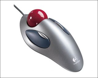 Logitech Trackman Marble Trackball Optical USB Mouse