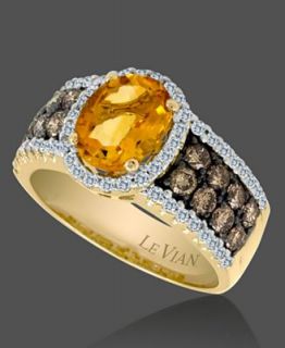 Le Vian 14k Gold Ring, Citrine (1 5/8 ct. t.w.) and White and