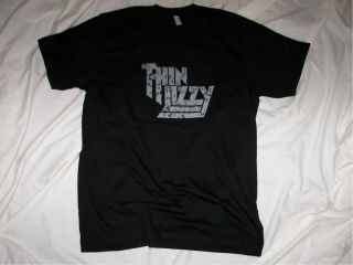 New Thin Lizzy Classic Rock T Shirt w Worn Out Look