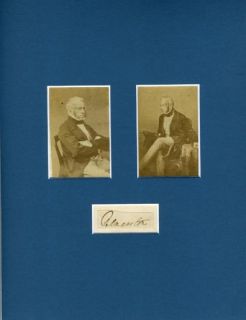 Lord Palmerston BR PM During Amer Civil War s Matted with 2 Original