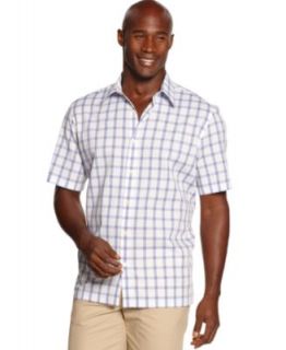John Ashford Shirt, Short Sleeve Triple Grid Shirt