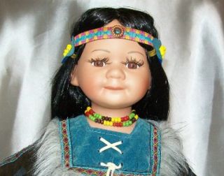 16 in Indian Reproduction Porcelain Doll Lorna