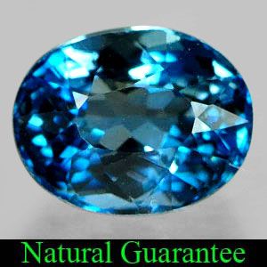 30 Ct Natural London Blue Topaz Oval Shape Gemstone