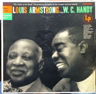 LOUIS ARMSTRONG plays w.c. handy LP VG CL 591 Vinyl 6i 6 Eye DG Mono