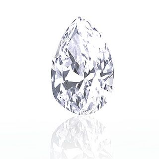 Loose Diamond 0 75 Ct G SI1 Pear Cut 100 Natural Certified