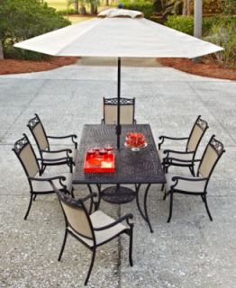 Aluminum Patio Furniture, Outdoor Dining Table (60 Round)   furniture