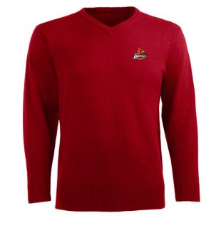 Louisville Cardinals Red Ambassador V Neck Sweater