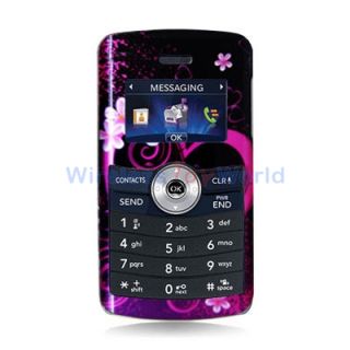 Purple Love Hard Skin Case Cover for LG enV3 VX9200 Phone